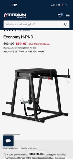 titan fitness Economy H-PND black