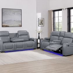 ✨MANUAL RECLINER SOFA SECTIONAL