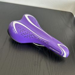 Purple Bike Saddle