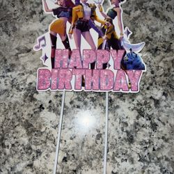 cake topper kpop demon hunters