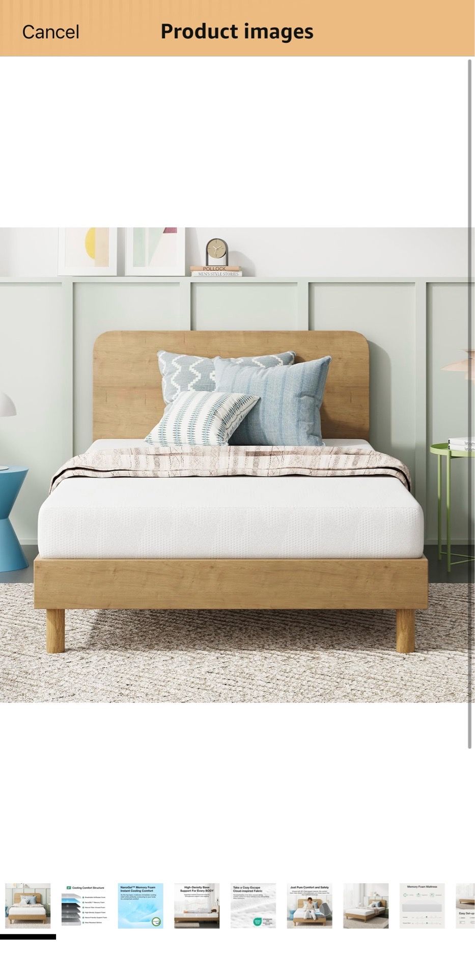 Bed Twin Mattress 6 Inches