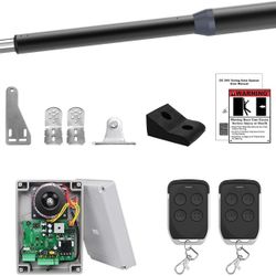 C01-L Automatic Gate Opener Kit for Single Swing Gate Up to 14ft Long or 440lb, Electric Gate Opener for Driveway Single Swing Gate with Long-Range Ga