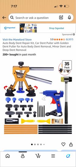 Auto Body Dent Repair Kit