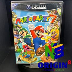 Mario Party 7 (Nintendo GameCube, 2005) CIB with Case and Game
