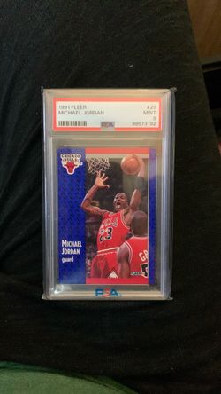 1991 FLEER MICHAEL JORDAN PSA 9