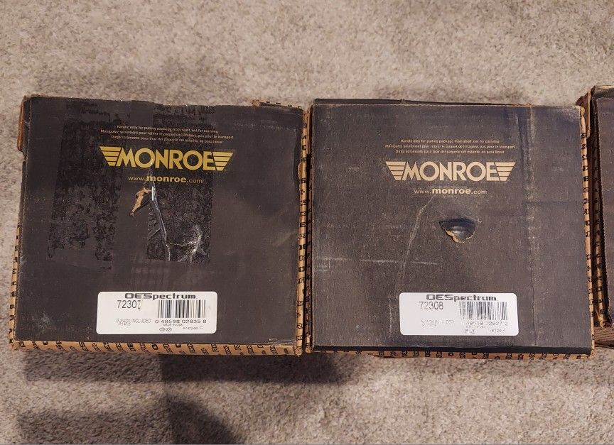 Toyota Camry 07-11 Front Rear 72307 Struts Shocks 72308 Monroe 72309 OEM Spectrum 72310 New