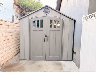 Lifetime 8’ x 7.5’ Outdoor Storage Shed