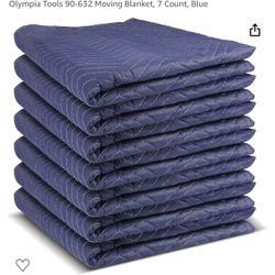 Olympia Tools 90-632 Moving Blanket, 7 Count, Blue