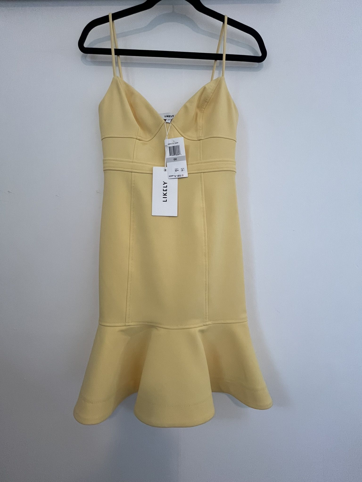 Likely brand Gorgeous Canary Yellow Dress