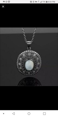 Beautiful silver s925 Moonstone necklace