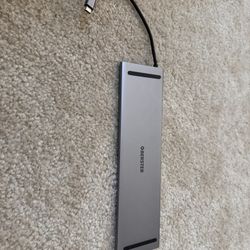 1 to 9 USB-C Hub For Laptop, Dual Monitor, Ethernet, SD Card, USB 3.0