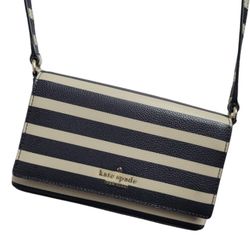 Kate Spade New York Cedar Street Stripe Aster Off Shore/Pebble Crossbody Purse