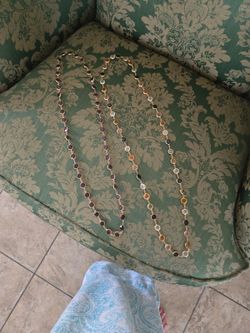 2 Long Bezel-Set Multi-Color Stone Station Necklaces (Nordstrom)