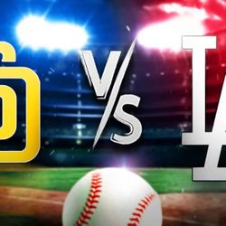 4 PADRES VS DODGERS TICKETS