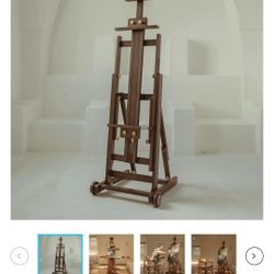 MEEDEN Pro Versatile Assembly-Free Beech Wood Painting Easel- W14 Pro