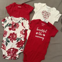 NEW Children’s Place Baby Girl Bodysuit Set of 4 w/ Pants 18-24months