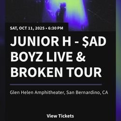 JUNIOR H TICKET