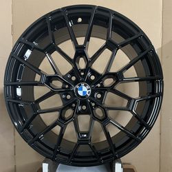 19x8.5/19x9.5 inch 5x120 New staggered Wheels Gloss Black Rims Set of 4