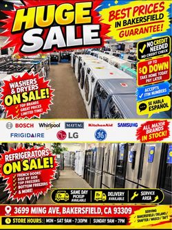APPLIANCES HUGE SALE|$0 DOWN