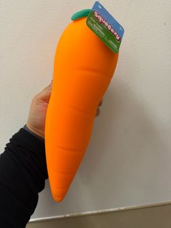 Squeeezy Carrot Squishy Toy