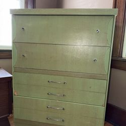 Mid Century Modern High Boy Dresser