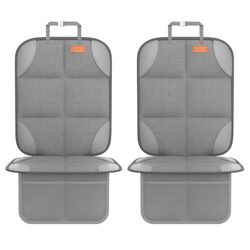2 Pack Car Seat Protector, Waterproof Child Pet, Gray