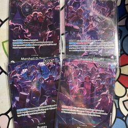 Leader Cards From One Piece Card Game 2nd Anniversary Set English Version