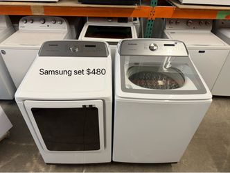 Samsung Washer and Dryer Set