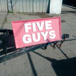 Metal Sign 3D  Dbl Sided  Retail Sign 