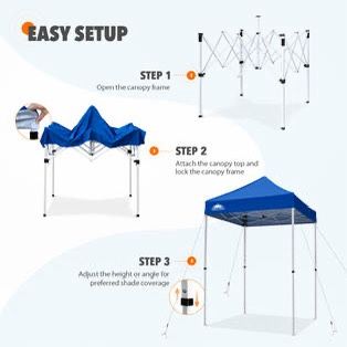 Canopy 5x5 Pop Up Canopy Blue
