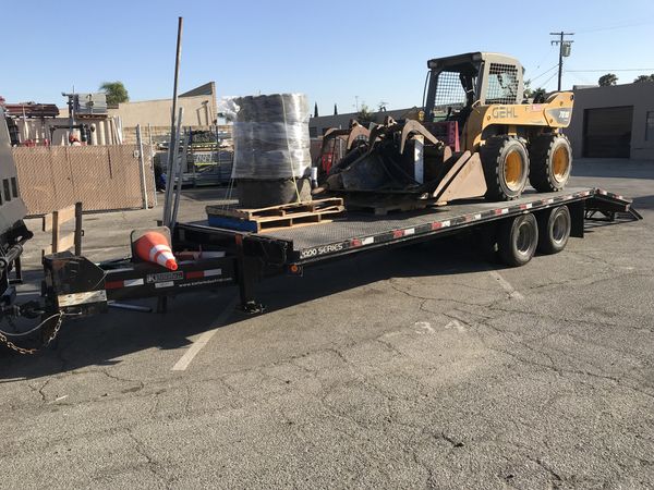 Bobcat Gehl Skid Steer Grapple Forklift Trailer Breaker Flatbed Dump