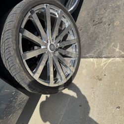 26in Low Profile Chrome Rims 