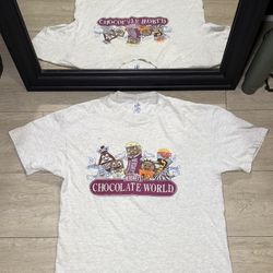 Vintage 1990s Hersey Chocolate World Characters Promotional Shirt