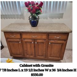 Cabinet With Granite