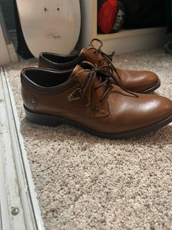 Lee Cooper Genuine Leather Men’s Dress Shoes - Brown - Size US 9