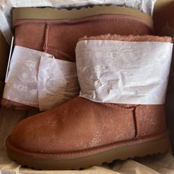 Ugg Mini Bailey Bow Glimmer Boots 