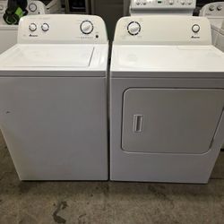 Amana Top-Load Washer And Dryer Set 