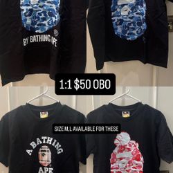 1:1 BAPE TEES