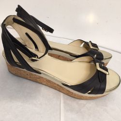JIMMY CHOO  NEMESIS Leather Strappy Sandals  Size EU 37.5