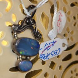 Vintage Australian Boulder Opal Pendant 