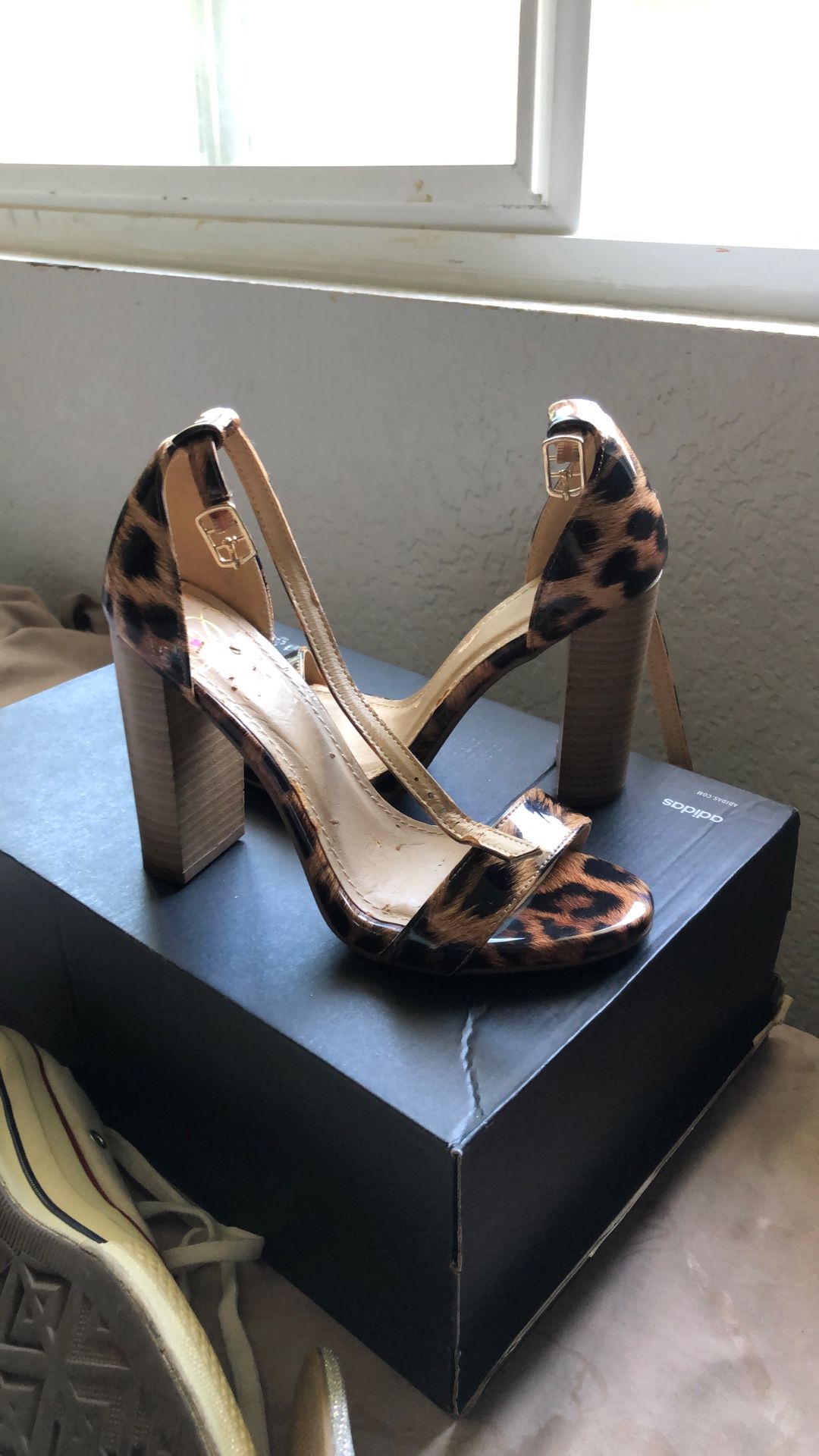 tiger print heels