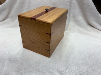 Hand Made Unique Splined Cornered Keepsake Box