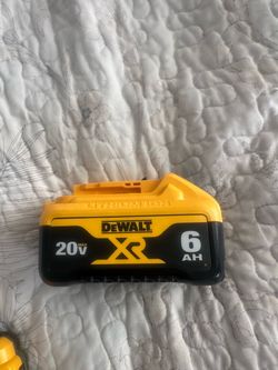 : DEWALT 20V MAX XR 6Ah Battery