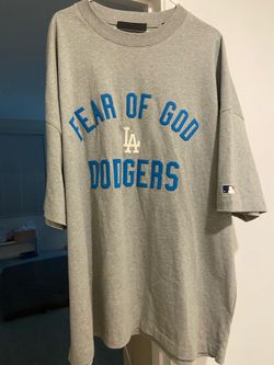 Fear of God x MLB Los Angeles Dodgers Tee (Very Oversized) fits like a XXL