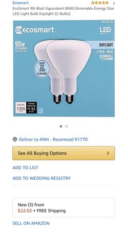 90W LED Lightbulb Daylight