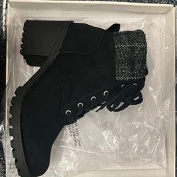 Brand New Never Worn All black Boots 7.5 Women’s 