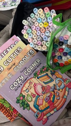 Cozy cuties coloring books