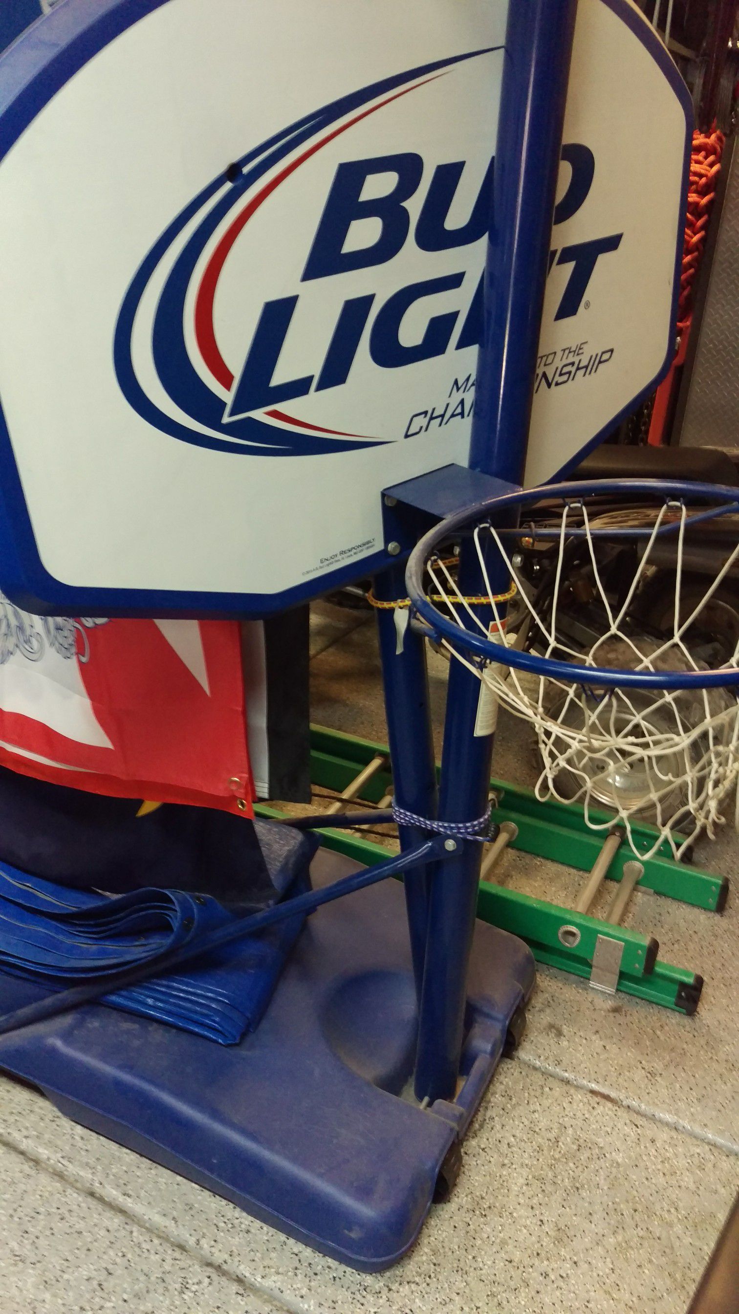 Mancave basketball hoop New Bud collectible