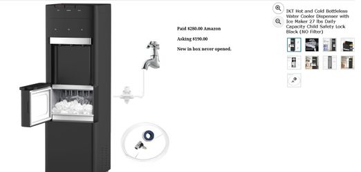Water dispenser, Ice Maker Hot Cold Ice Dispenser