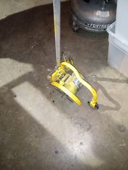Antique lawn edger electric works great vintage lawn edger